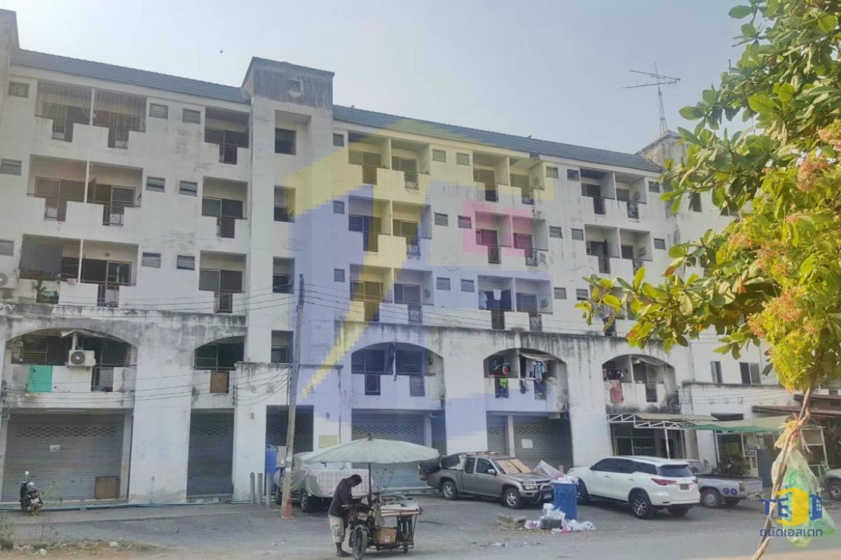 อพาร์ทเม้นท์ 5 ชั้น เนื้อที่ 180 ตรว. เต็มพื้นที่ ชั้น 2 -4 มีห้องเช่า 88 ห้อง มีห้องน้ำในตัวทุกห้อง มีร้านค้าชั้นล่างอีก 7 ห้อง