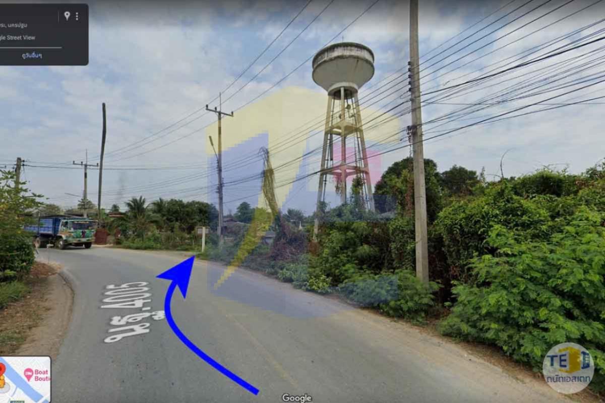 ที่ดินริมน้ำนครชัยศรี พท 1 ไร่  93 ตรว. ถมแล้ว กั้นเขื่อนไว้เรียบร้อย  เหมาะสำหรับปลูกบ้านไว้พักผ่อนวัยเกษียณ