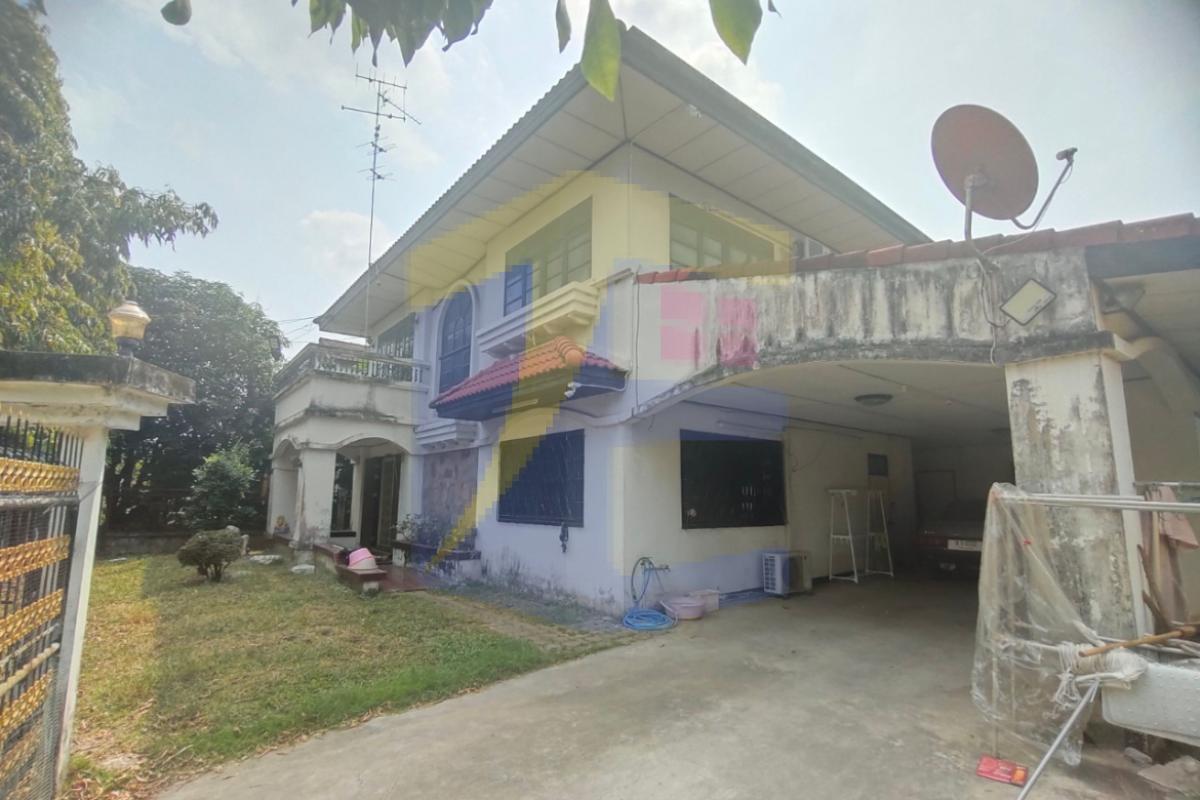 บ้านเดี่ยวประชาชื่น ติวานนท์-สามัคคี หลังมุม ทำเลดี พื้นที่ว่างกว้าง สร้างบ้านได้เป็นหลัง ใกล้จุดขึ้น-ลงทางด่วน