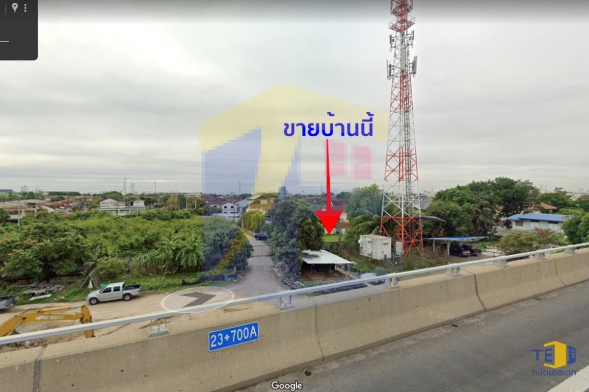 บ้านเดี่ยวประชาชื่น ติวานนท์-สามัคคี หลังมุม ทำเลดี พื้นที่ว่างกว้าง สร้างบ้านได้เป็นหลัง ใกล้จุดขึ้น-ลงทางด่วน