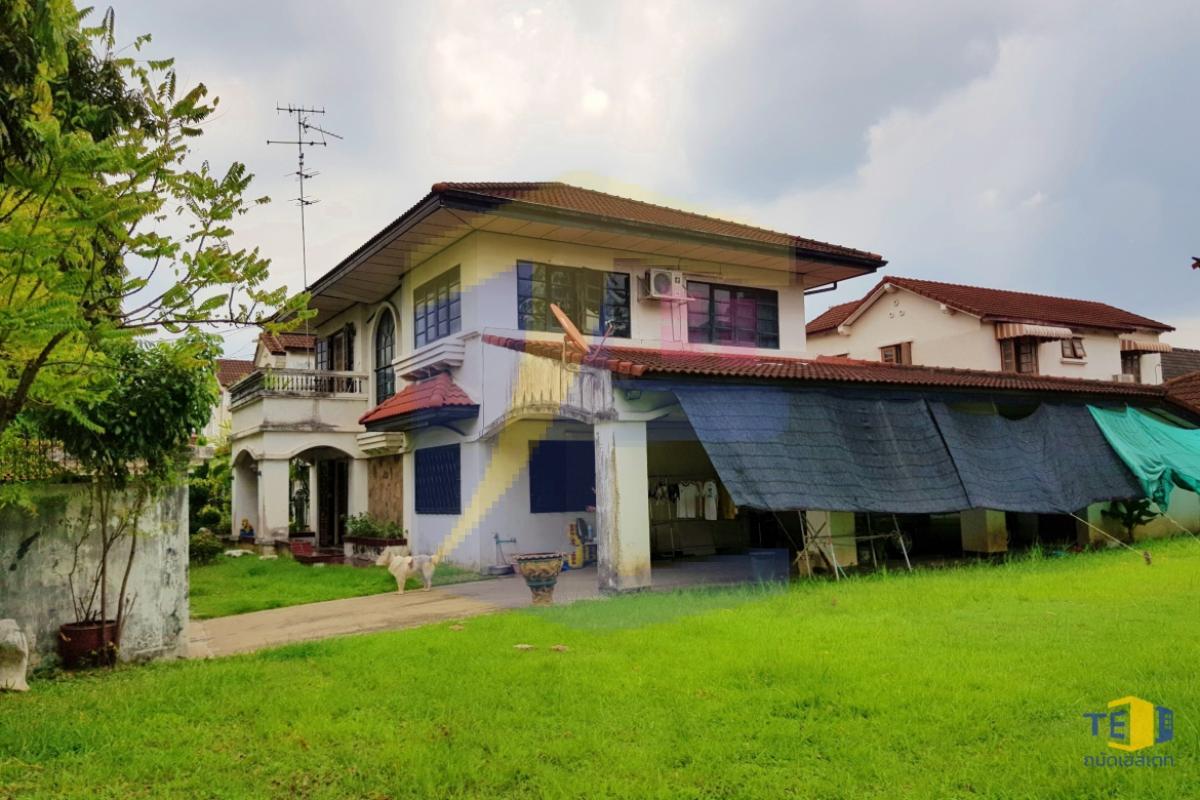 บ้านเดี่ยวประชาชื่น ติวานนท์-สามัคคี หลังมุม ทำเลดี พื้นที่ว่างกว้าง สร้างบ้านได้เป็นหลัง ใกล้จุดขึ้น-ลงทางด่วน