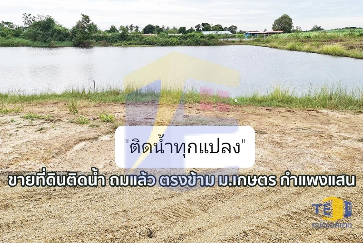ขายที่ดินกำแพงแสน 14 ไร่ ใกล้ ม.เกษตรฯ ลดกระหน่ำ 10 ล้าน! เหมาะทำหอพัก บ่อตกปลา บ้านสวนริมน้ำ