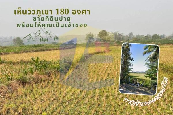 ขายที่ดินปาย น้ำไฟเข้าถึง วิว 180 องศา ตั้งแต่พระอาทิตย์ขึ้นจนพระอาทิตย์ตก