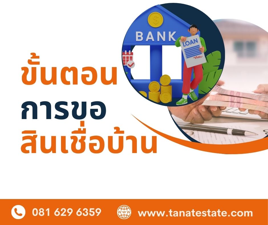 ขั้นตอนการขอสินเชื่อบ้าน